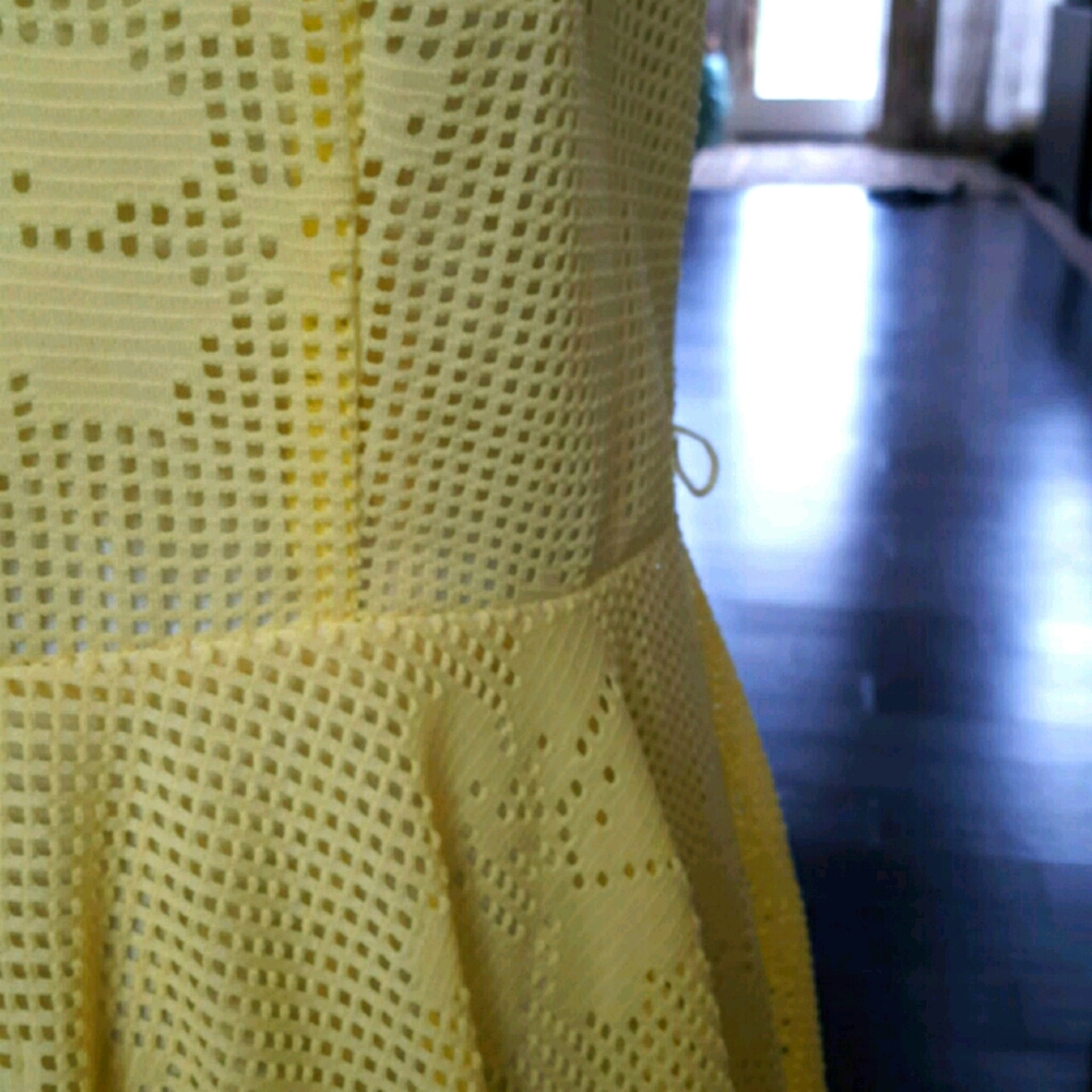 Rabbit Rabbit Rabbit DESIGNS Yellow Dress Size 10 - Picture 13 of 15